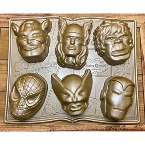 Nordic Ware Marvel Comics Avengers 6 Superhero Cake Pan